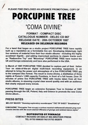 Porcupine tree 1900s - -,